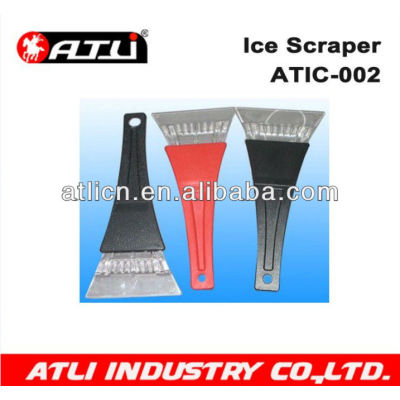 Practical and good quality hand held plastic ice scraper ATIC-002, ice scraper with gloves