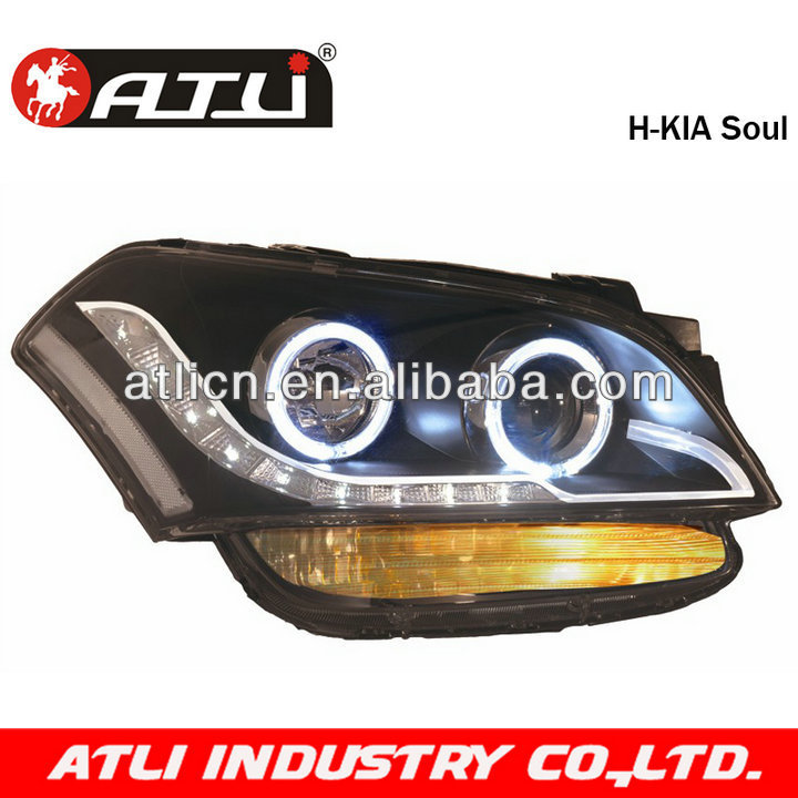 Refitting Modified car Led head lamp FOR Kia Soul LED angle eyes