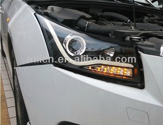 A8 Bi-xenon lens LED head lamp for Chevrolet Cruze 2011