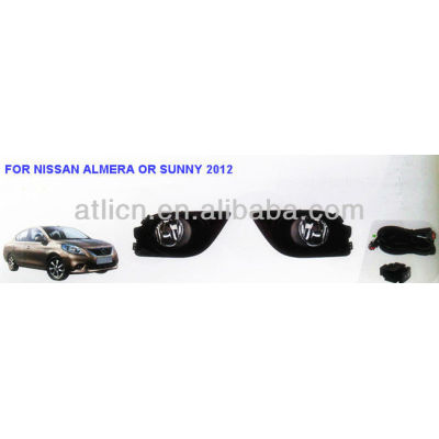 the newest fog lamp\light FOR NISSAN ALMERA OR SUNNY 2012