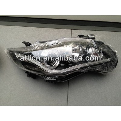 Modified Led head light for Toyota Corolla 2011angle eyes