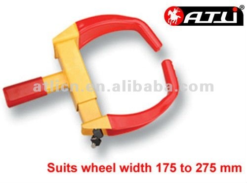 Wheel clamp/tire lock/mild steel tyre lock for car and motorcycle