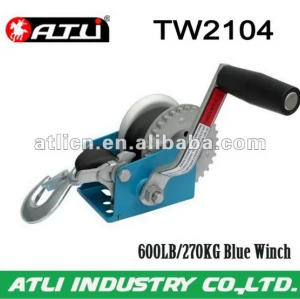 High quality hot-sale single drum winch TW2104,hand winch