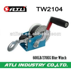 High quality hot-sale single drum winch TW2104,hand winch