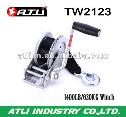 High quality hot-sale trailer winch TW2123,hand winch