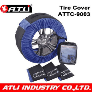 High quality stylish Spare Tire Cover For Car 4PCS/SET 600D Nylon ATTC-9003,snow sock