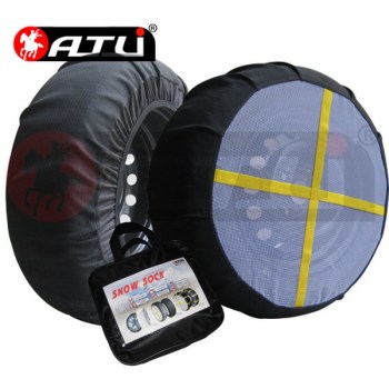 AtliChain KB textile snow chains car snow sock autosock for winter Ice road