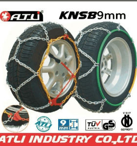 high quality best sale KNSB 9mm Snow chains for Passenger car,tire chain