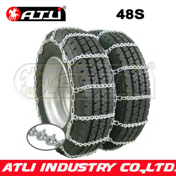 twist link wide base car snow chains truck chain tire chain for truck v-bar anti-skid