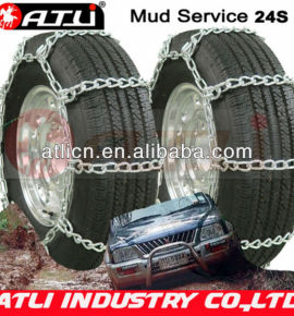 24'S Cable chain Twist Link single mud service, snow chains,anti skid chains, tire chains