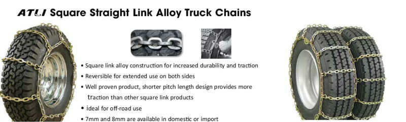 Universal popular double mount truck anti skid chains