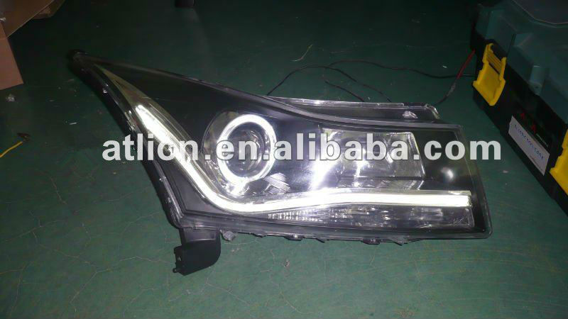 Modified CAR AUTO LED headlight angle eyes for Chevrolet Cruze 2011-2013