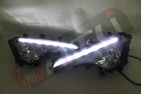 Latest useful led drl for kia Sporage with lens