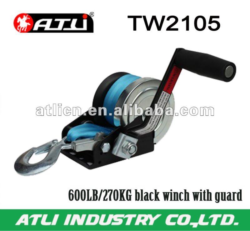 600LB/270KG black winch with guard