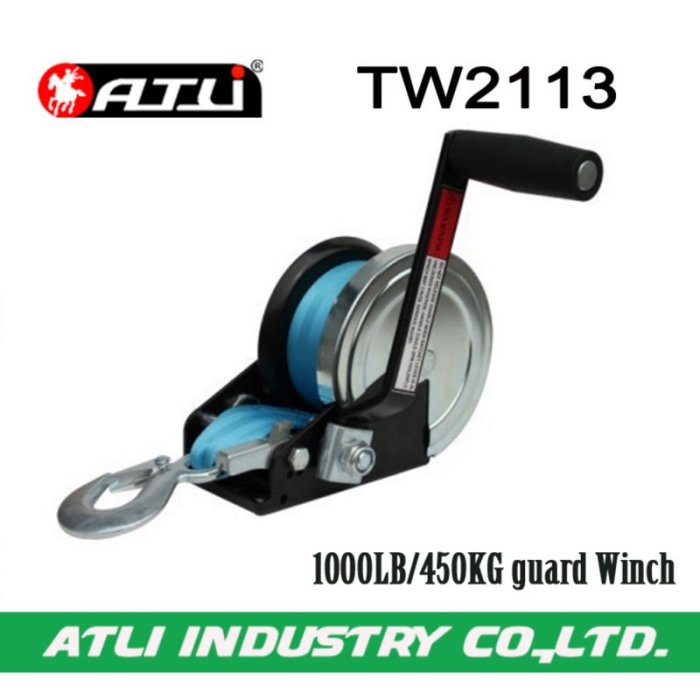 High quality hot-sale 1000LB/450KG guard Winch TW2113,hand winch