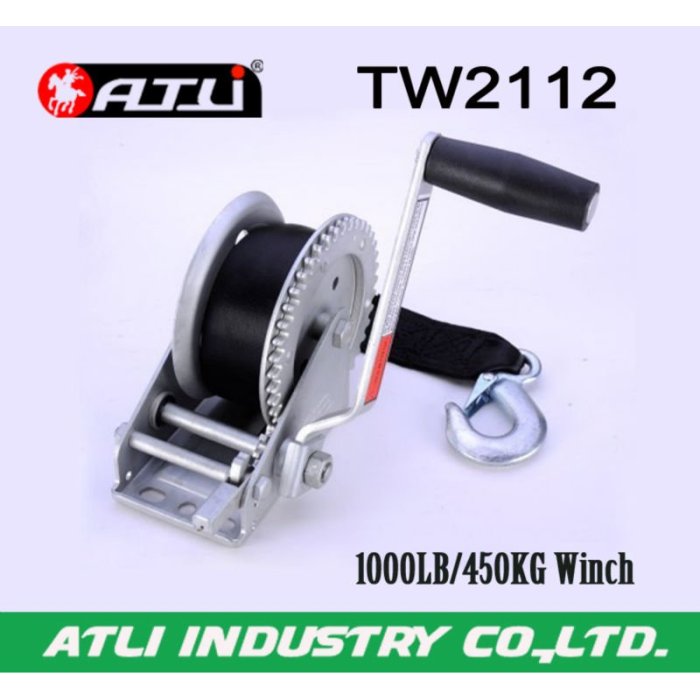 High quality hot-sale 1000LB/450KG Trailer Winch TW2112,hand winch