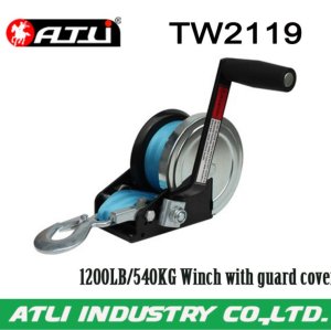 High quality hot-sale 1200LB/540KG Winch with guard cover TW2119,hand winch