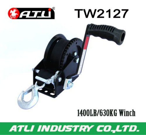 High quality hot-sale 1400LB/630KG Trailer Winch TW2127,hand winch