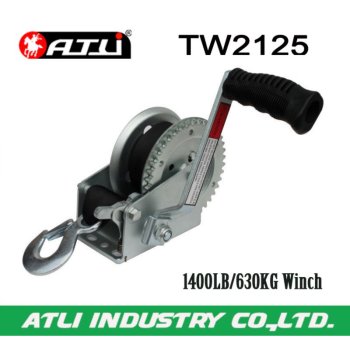 High quality hot-sale 1400LB/630KG Trailer Winch TW2125,hand winch