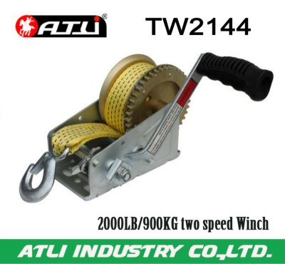 High quality hot-sale 2000LB/900KG two speed Winch TW2144,hand winch