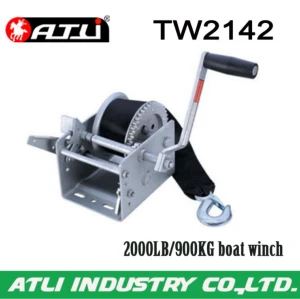 High quality hot-sale 2000LB/900KG boat winch TW2142,hand winch