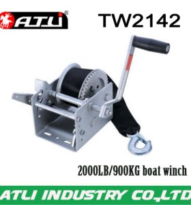 High quality hot-sale 2000LB/900KG boat winch TW2142,hand winch