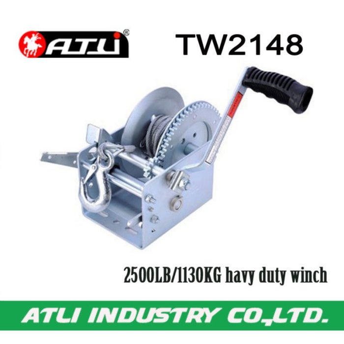 High quality hot-sale 2500LB/1130KG trailer winch TW2148,hand winch small