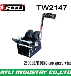 High quality hot-sale 2500LB/1130KG two speed winch TW2147,hand winch small