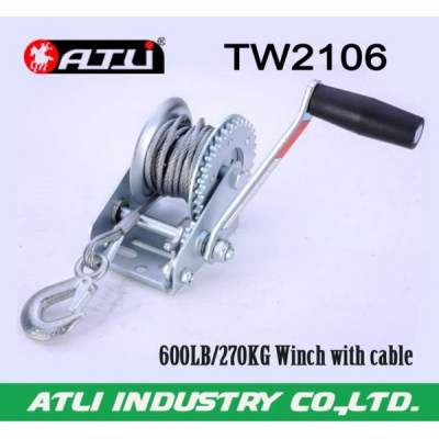 High quality hot-sale 600lb trailer winch TW2106,hand winch small