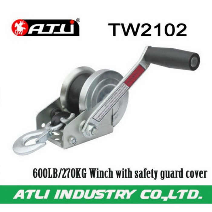 Adjustable powerful manual car winch