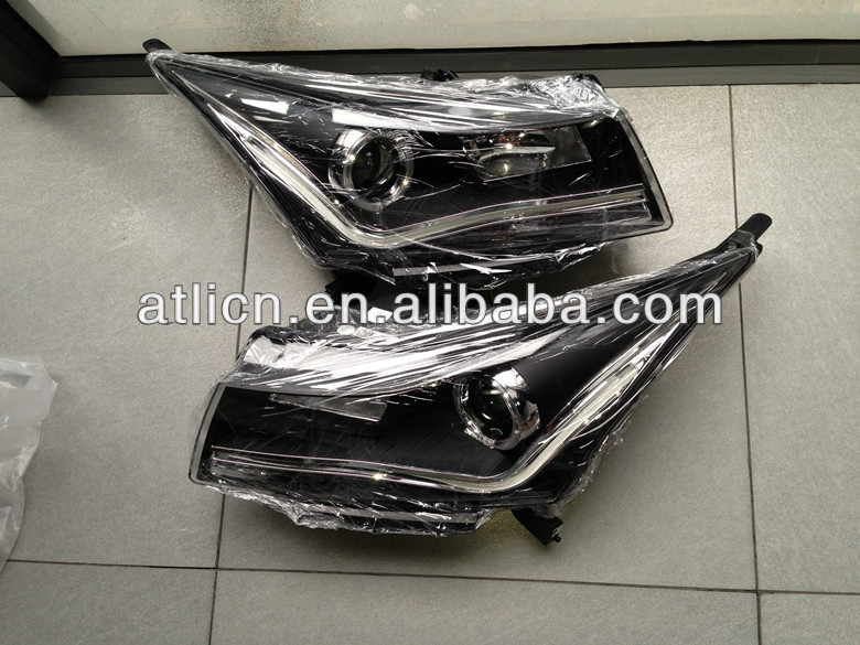 Modified CAR AUTO LED headlight angle eyes for Chevrolet Cruze 2011-2013