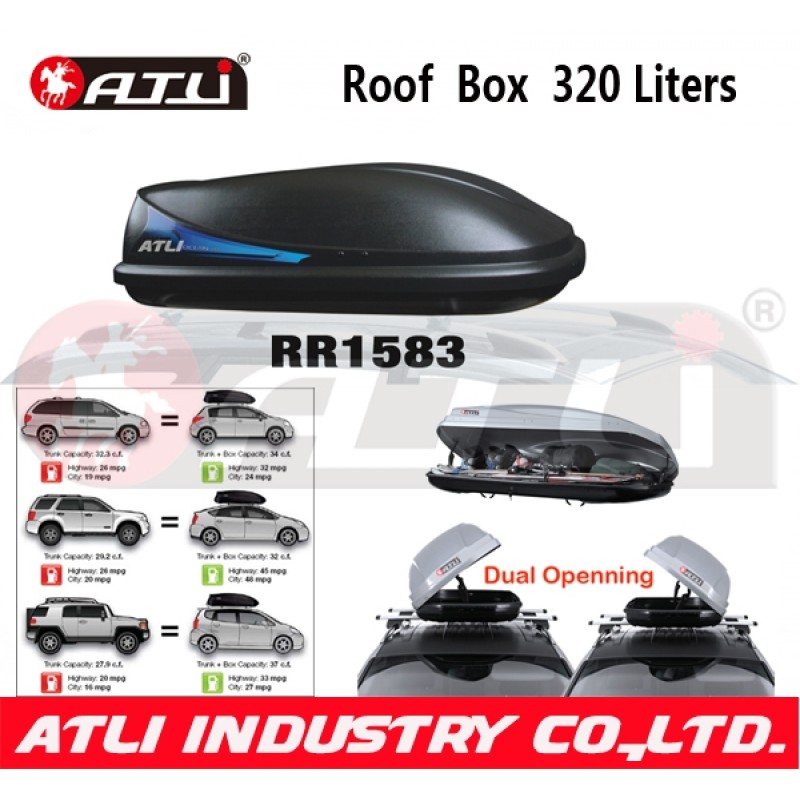 Hot selling Medium Size RR1583 Aluminium Roof Box,luggage box