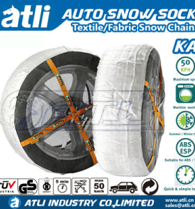 Atlichain KA autosock anti skid fabric snow chains passenger car snow tire cover auto snow sock
