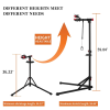 Bike Repair Stand (Max 66LBS) Foldable Bike Stand for Maintenance Portable Height Adjustable Rack with Quick Release Bicycle