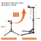 Bike Repair Stand (Max 66LBS) Foldable Bike Stand for Maintenance Portable Height Adjustable Rack with Quick Release Bicycle