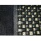 ATSC-5050 Black Velvet And Wooden Beaded Car Seat Cover Comfort Massage Cool Auto Seat Cushion