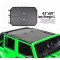 atliprime Sunshade Mesh Shade Top Cover Provides Roof UV Sun Protection for Wran-gler-JL
