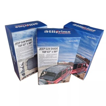 atliprime Sunshade Mesh Shade Top Cover Provides Roof UV Sun Protection for Wran-gler-JL
