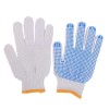 Atli Knitted PVC Cotton Cut Resistant Cotton Glove with Rubber Dimples