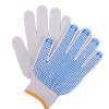 Atli Knitted PVC Cotton Cut Resistant Cotton Glove with Rubber Dimples