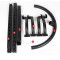 Atliprime Customized Metal Free-Standing Bicycle Rack Bicycle Storage Rack for 2 Bicycles