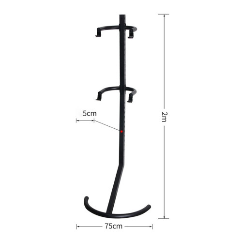 Atliprime Customized Metal Free-Standing Bicycle Rack Bicycle Storage Rack for 2 Bicycles