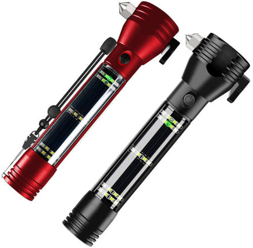 High Power Atliprime Car Emergency Aluminum Rescue Escape Hand Torch Light Strong Long Range LED Flashlight