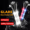 High Power Atliprime Car Emergency Aluminum Rescue Escape Hand Torch Light Strong Long Range LED Flashlight
