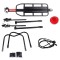 Black Alloy Bike Bicycle Seat Post Frame Holder Rear Cargo Rack