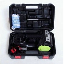 AtliFix 5T 12v DC portable electric jack easy carry 3 in 1 electric jack air pump led light car repair tools