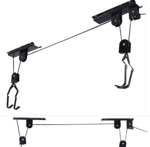 Easy Install Heavy Duty Mountain Bike Rack Bicycle lift for Garbage Ceiling Storage Bike Hoist