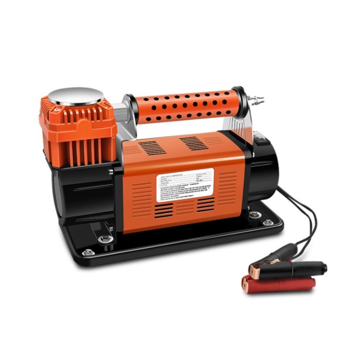AtliFix ATCT-1040 Car Air Compressor 12V Auto Compass Tire Inflator with LED Light Heavy Duty Auto tire pump car tyre inflator