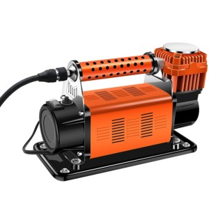 AtliFix ATCT-1040 Car Air Compressor 12V Auto Compass Tire Inflator with LED Light Heavy Duty Auto tire pump car tyre inflator