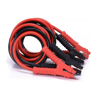 Jumper Cables, Heavy Duty Booster Cables 0 Gauge 25Feet (0AWG x 25Ft) with Goggles Gloves Cleaning Brush in Carry Bag
